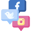 Audiio social media facebook instagram