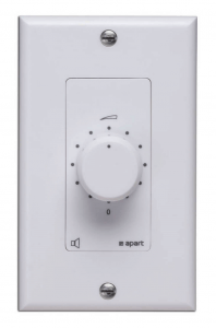Control de volumen para sistema de sonido comercial