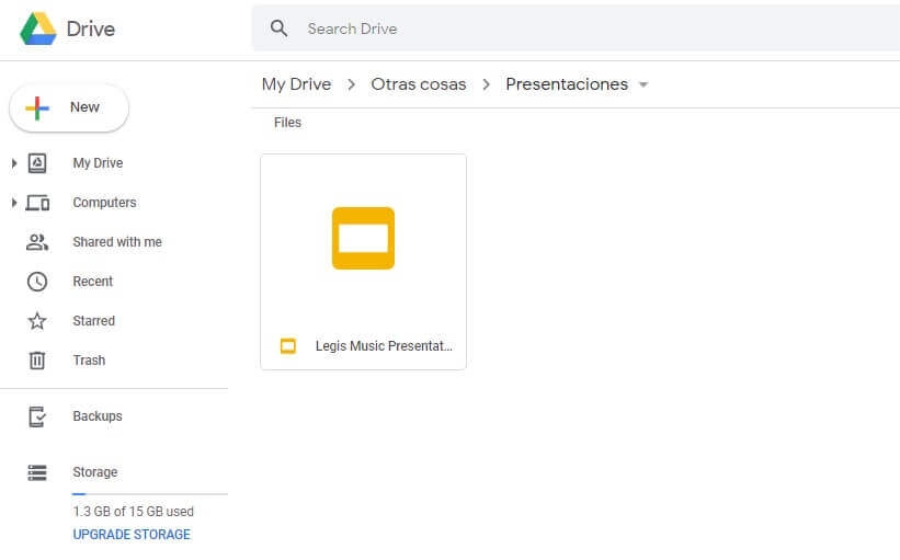 musica google slides