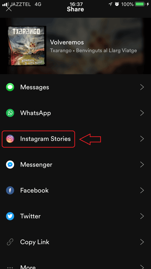musica instagram android